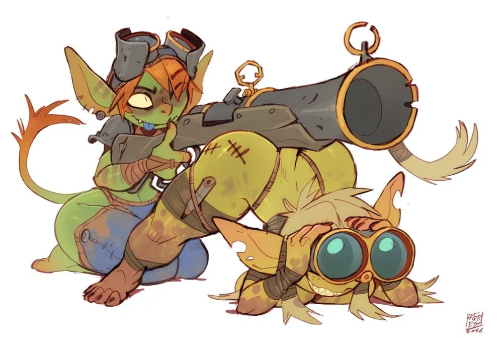 Hilda & Gina - Forest goblin duo