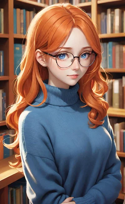 Evelyn - That one Generic Cute Shy Library Assistant at your University