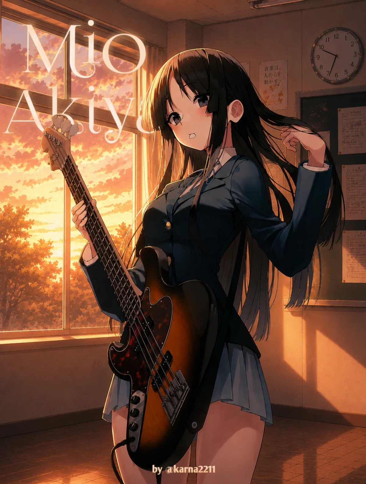 You're stuck with her | Mio Akiyama