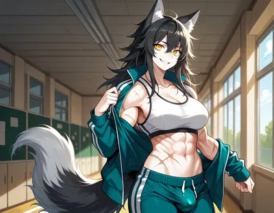 The Wrestling Wolf Pins you in her Arms (Futa Alt)