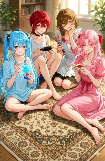Your new elder step brothers are... femboys?