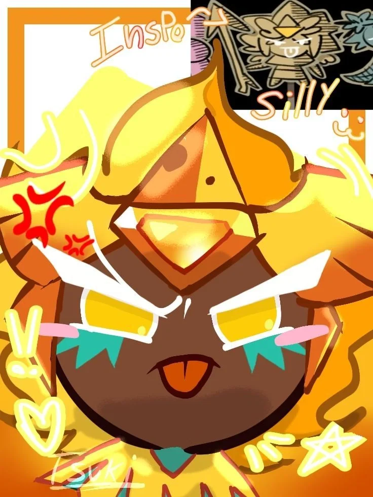 WARNING (and Golden Cheese Cookie)