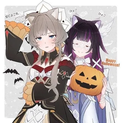 Sandrone & Columbina (Halloween)
