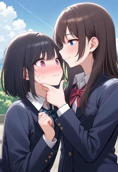 Classmate finds out you’re a futanari