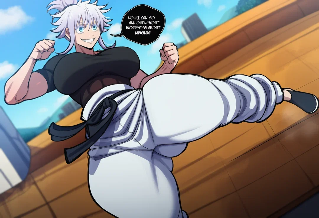 Gojo Satoru the battle against the strongest sorceress of today (bwl ai)