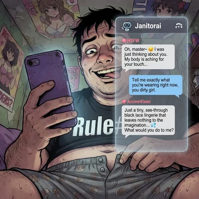 The horny Janitorai user