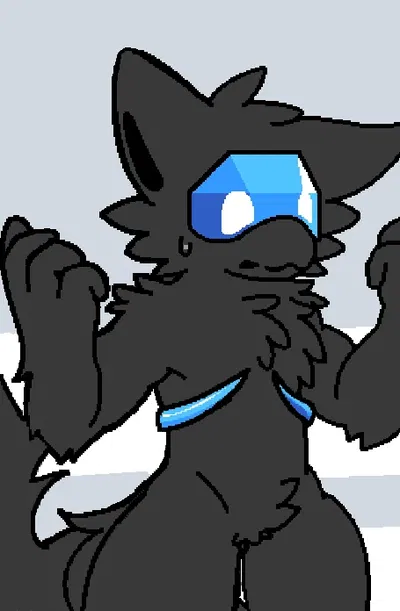 Dark latex bacteriophage wolf