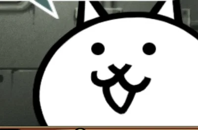 That one cat from the battle cats  that tells you "ZOMBIE OUTBREAK AT INTO THE FUTURE CHAPTER 1!" 
