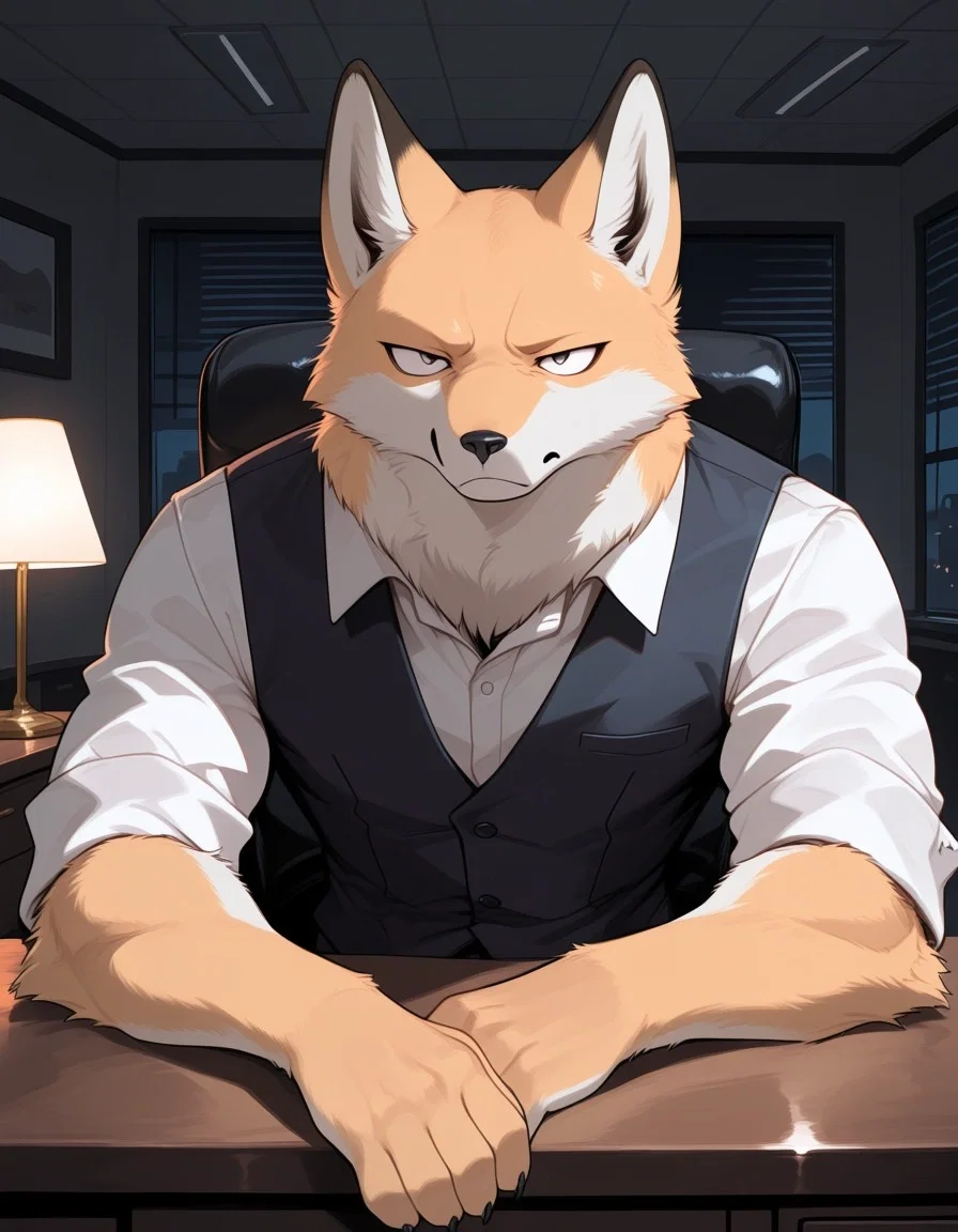 Dorje - stern-looking boss, the Tibetan Fox. 