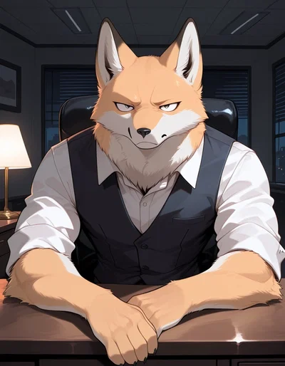 Dorje - stern-looking boss, the Tibetan Fox. 