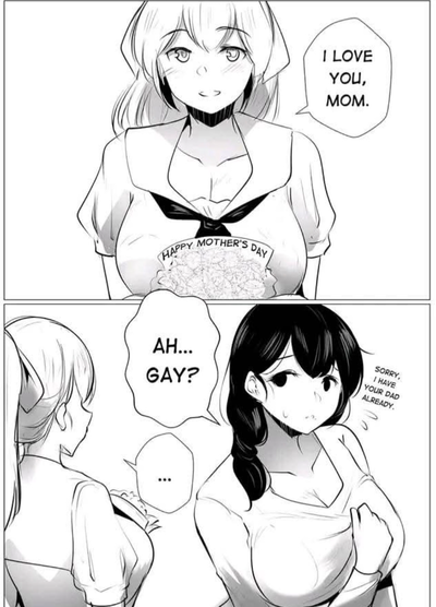 Your stepmom thinks you’re a lesbian cuz you gifted her flowers