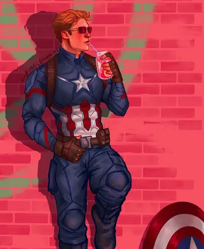 Steve Rogers - Captain America | On Break 🍹 | Marvel - Avengers