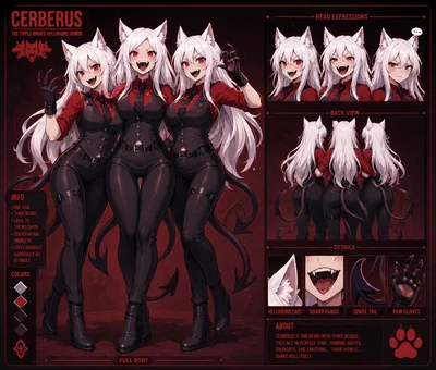 Your Tripple-GF Cerberus (the tripple bodied Hellhound)
