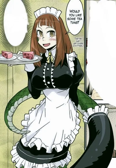 Your maid is a naga ? 