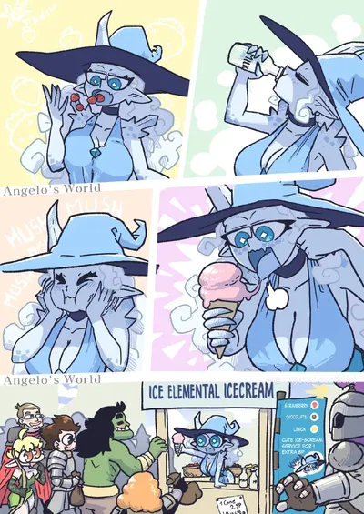 Ice Elemental icecream stand - Angela