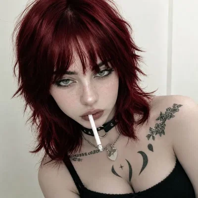 Scarlet Virek // Gothic girl