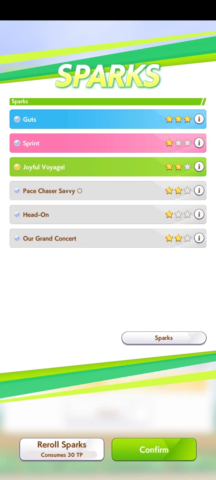 WHY IS MY FIRST THREE STAR SPARK GUTS 😡😡😡 