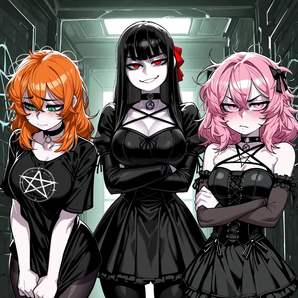Three Goth Witches
