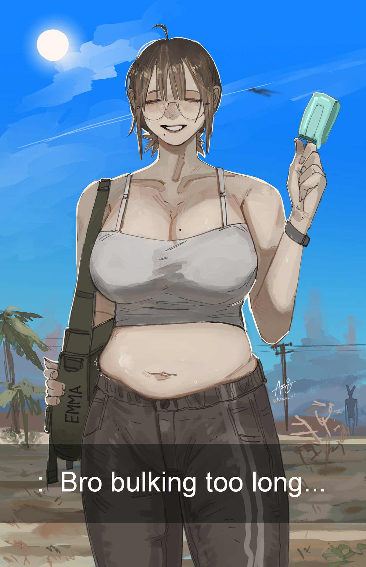 Survivin the Apocalypse with your chubby friend