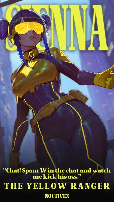 The Bratty Yellow Ranger is challenging You to a Fight | Sienna Smith
