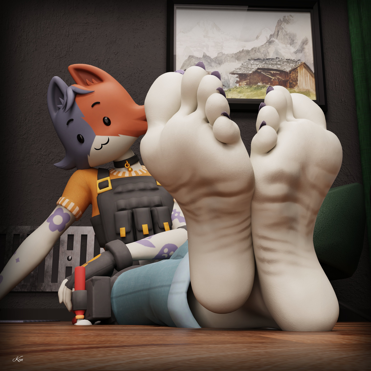 Cate Meowdy Feet 2.0