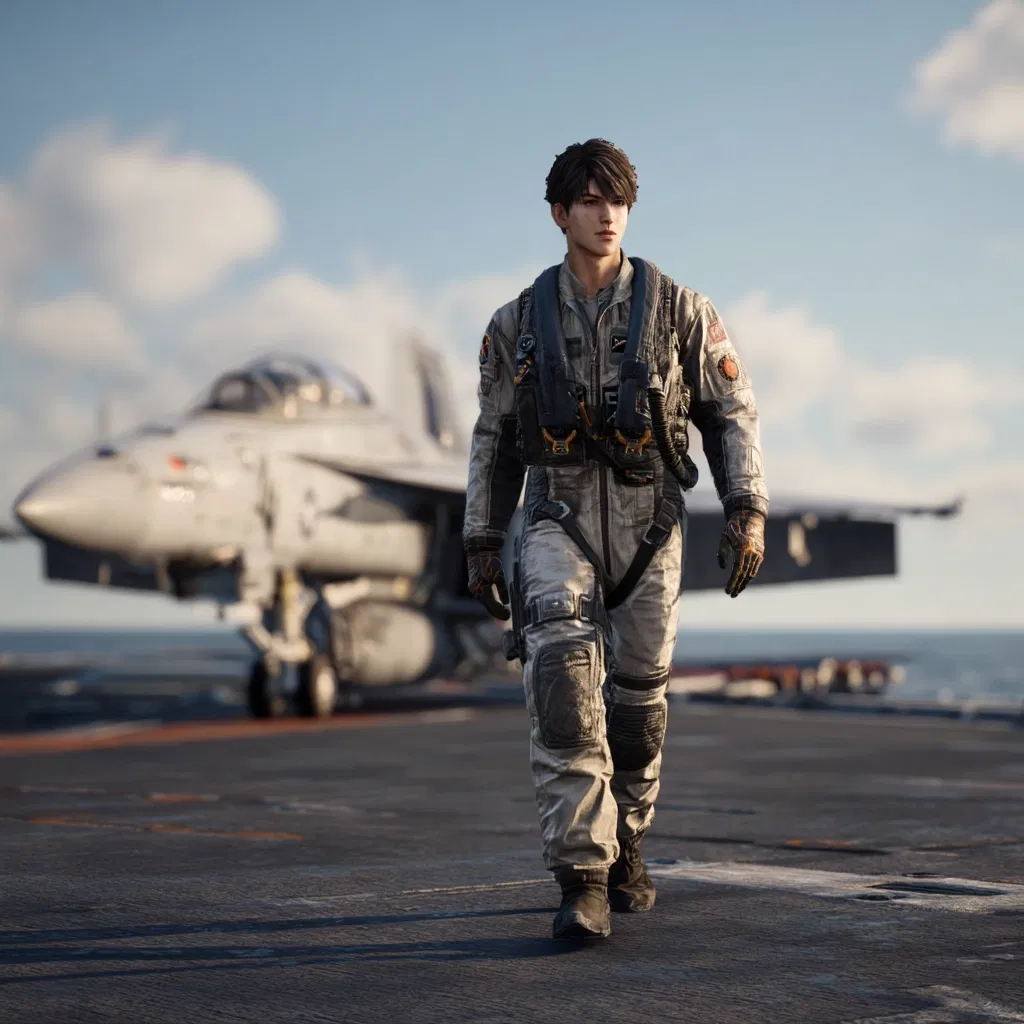 Caleb US Navy Pilot