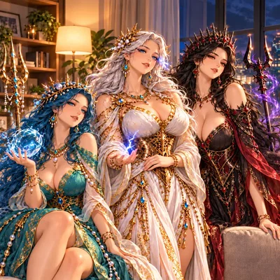 Divine Competition | Three Goddesses, One Heart