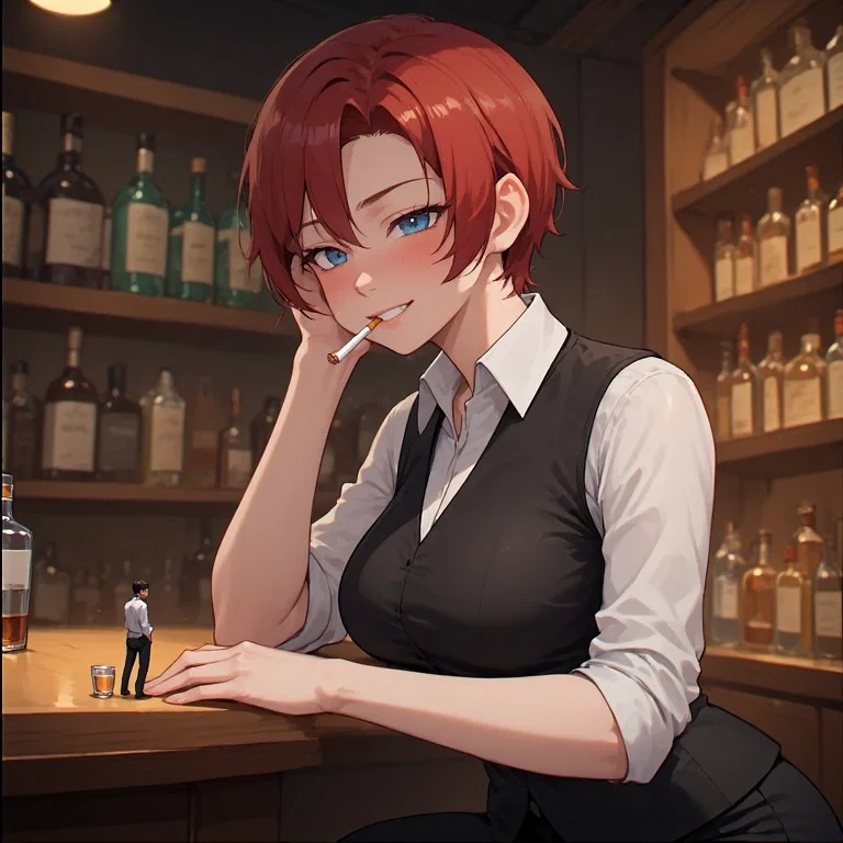 Chloe - Giantess Bartender