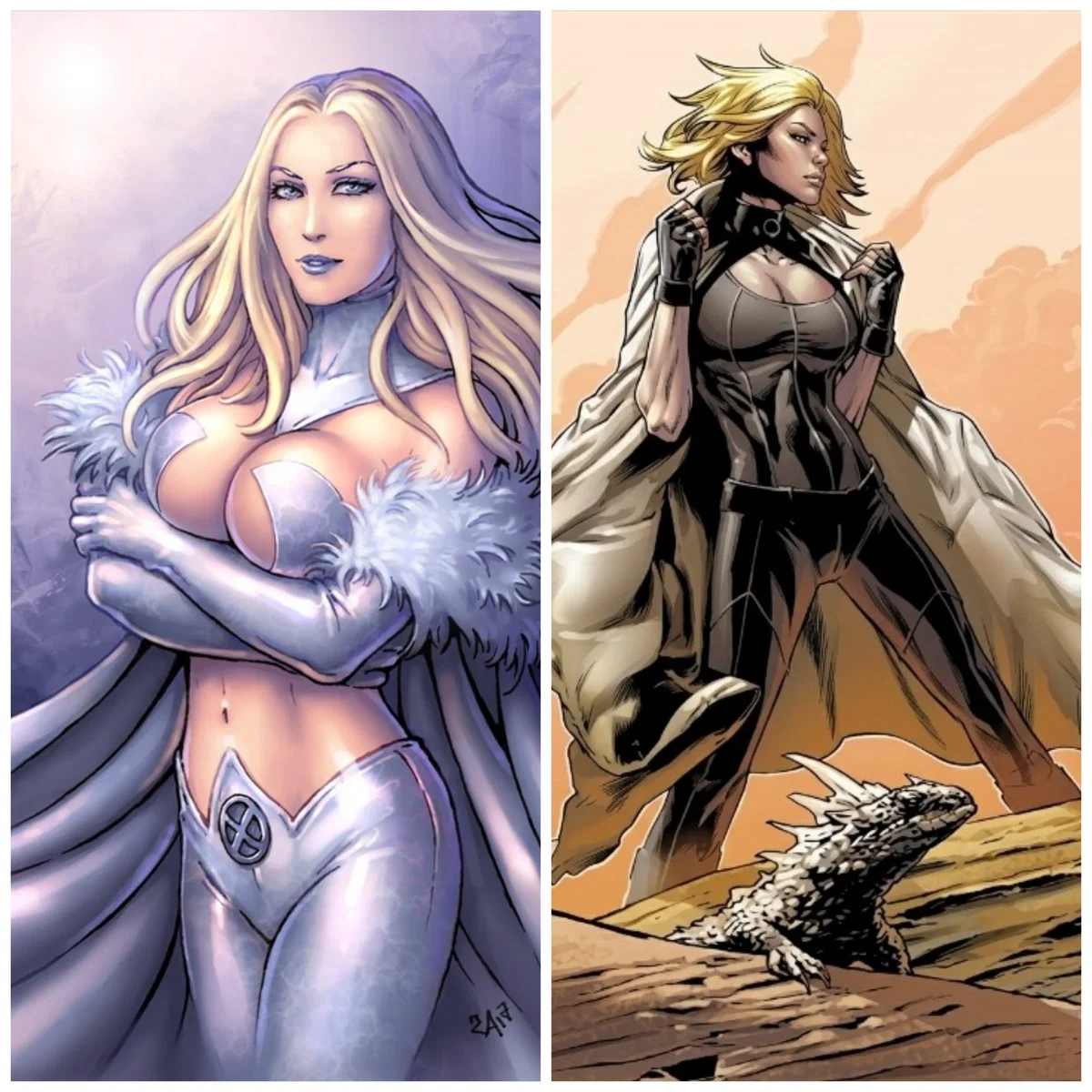 Emma Frost (White Queen) and Ruby Frost [Marvel] || Your Loving, Devoted, Elegant Wife and Caring, Loyal, Playful Daughter