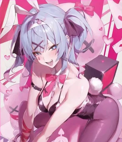 Energetic bunny girl!