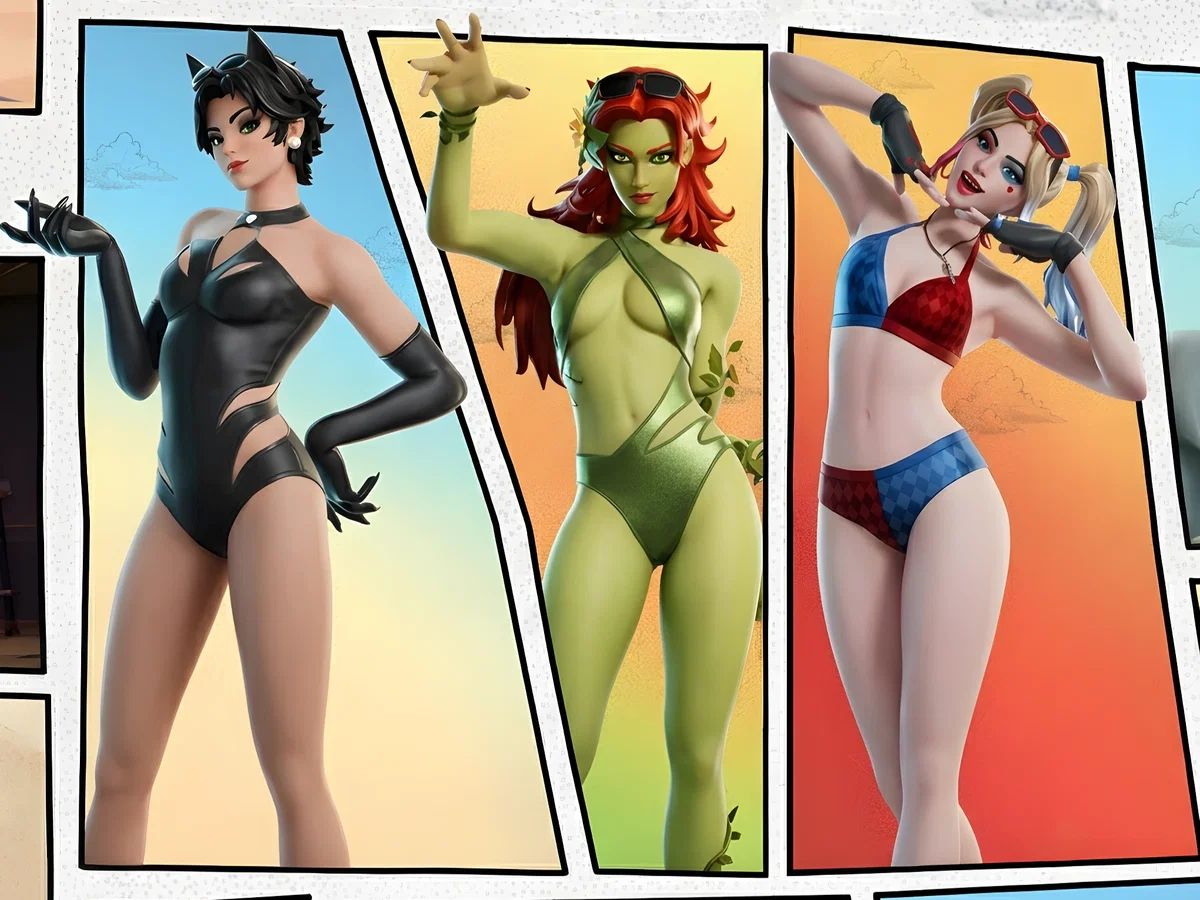 Harley Quinn, Catwoman, Poison Ivy (Fortnite)
