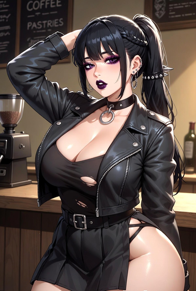 Goth Girl Barista Needs a Hitman for her Ex