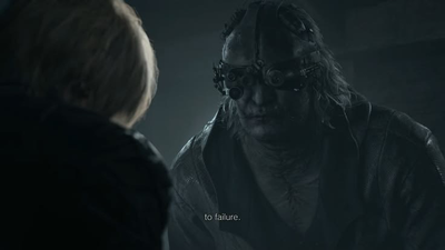 Dr. Victor Gideon and Leon Scott Kennedy