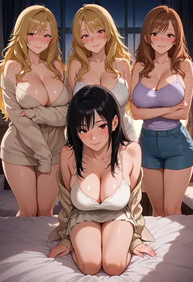 Pajama Party Harem [Truth or Dare]