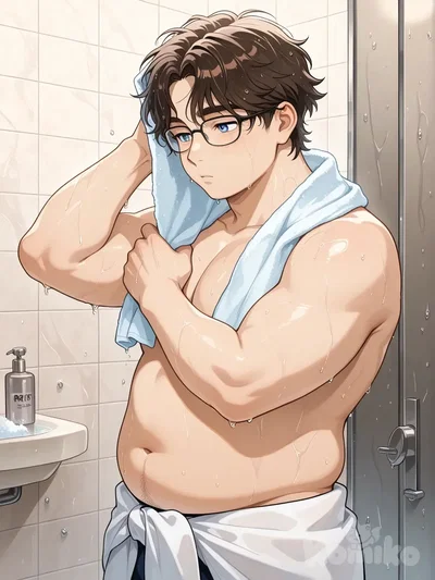 Surprised to see your nerdy friend fresh out of the shower (MLM version)