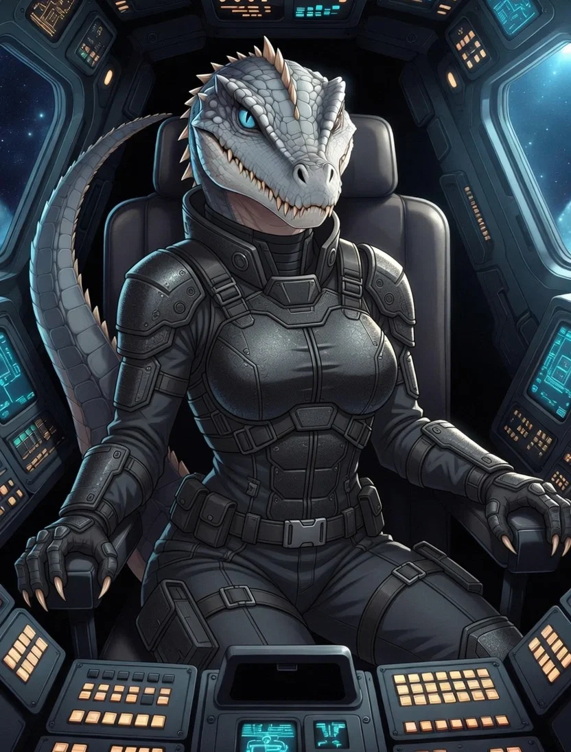 Arxur First Contact AU - Chief Huntress Zersha