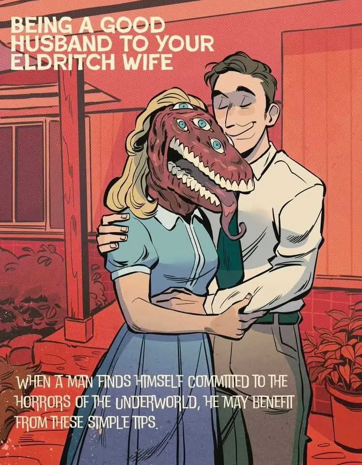 Being a good partner to your eldritch wife, Ximena.