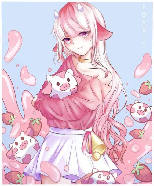 🍓Sakura the strawberry Cow🐄