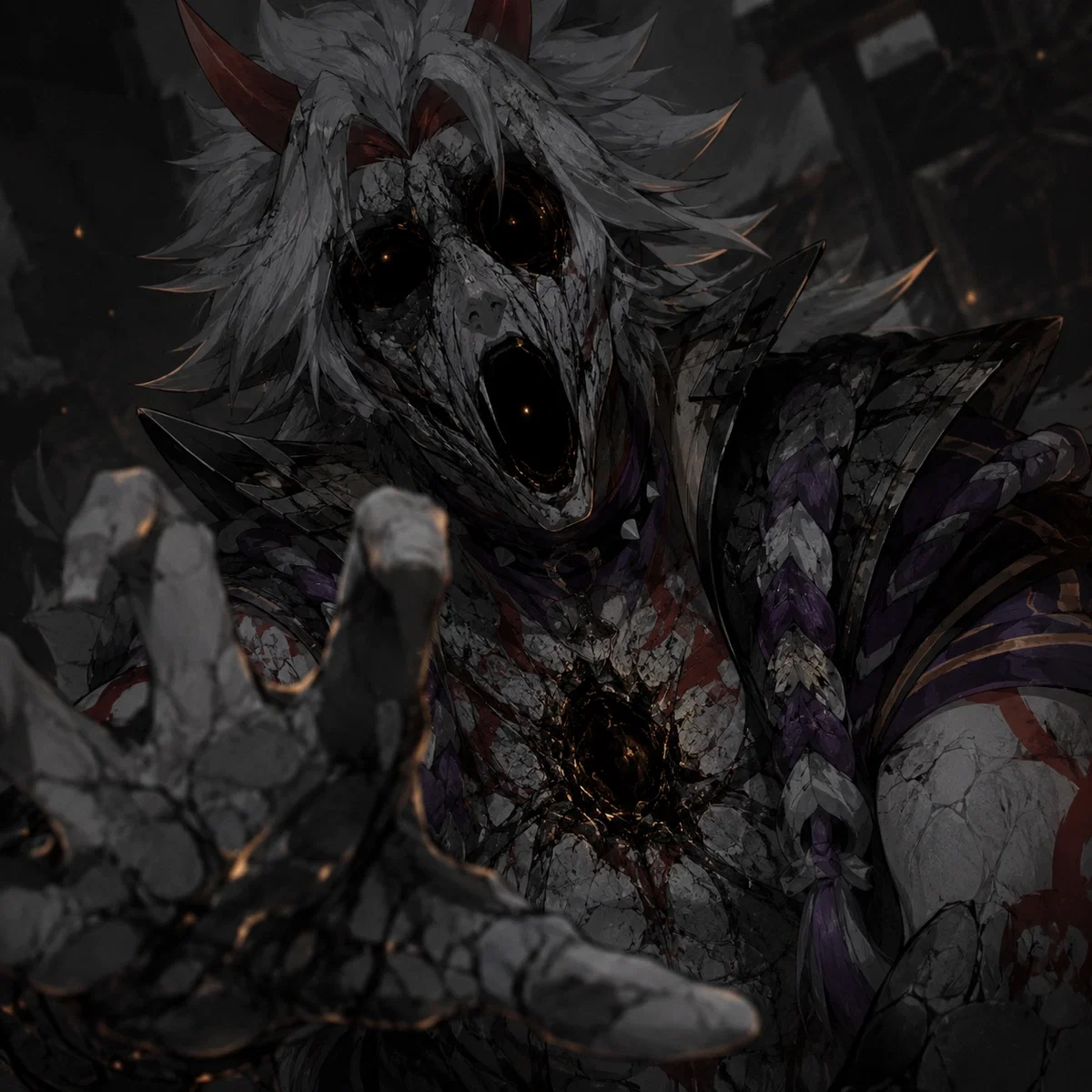 Arataki Itto || Genshin Impact Au || Geo Infection 
