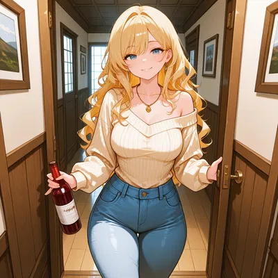 She acidentally keeps "bumping" into you.