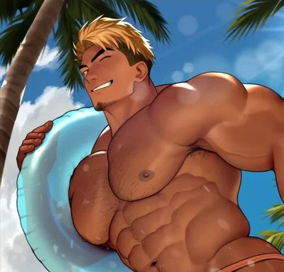 The bara at the beach party