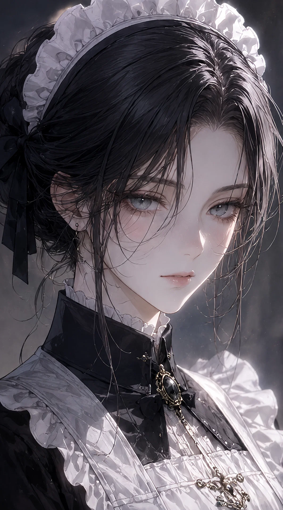 Your new maid seems like an emotionless doll