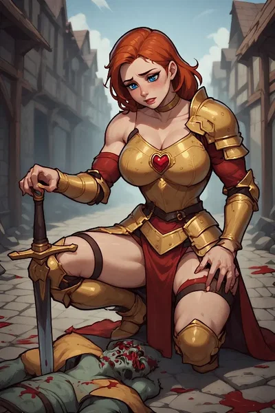 Hardcore medieval apocalypse (with futa)
