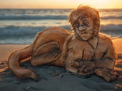 Idoret - the sea otter demihuman 🦦