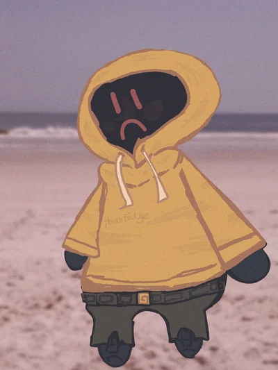 Hoodie - his new “squish” (platonic crush) 💞