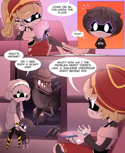 Murder Drones- Night Au- The main four!