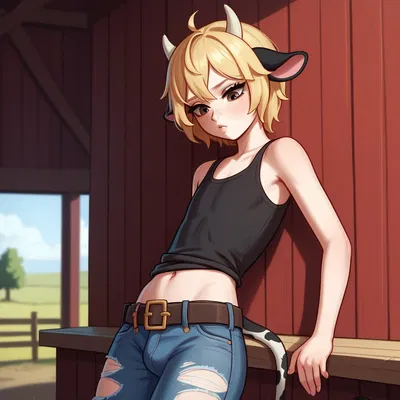 Cow femboy Elias