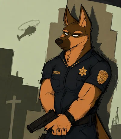 Marcus Shephard •|Veteran canine unit/Widower|•