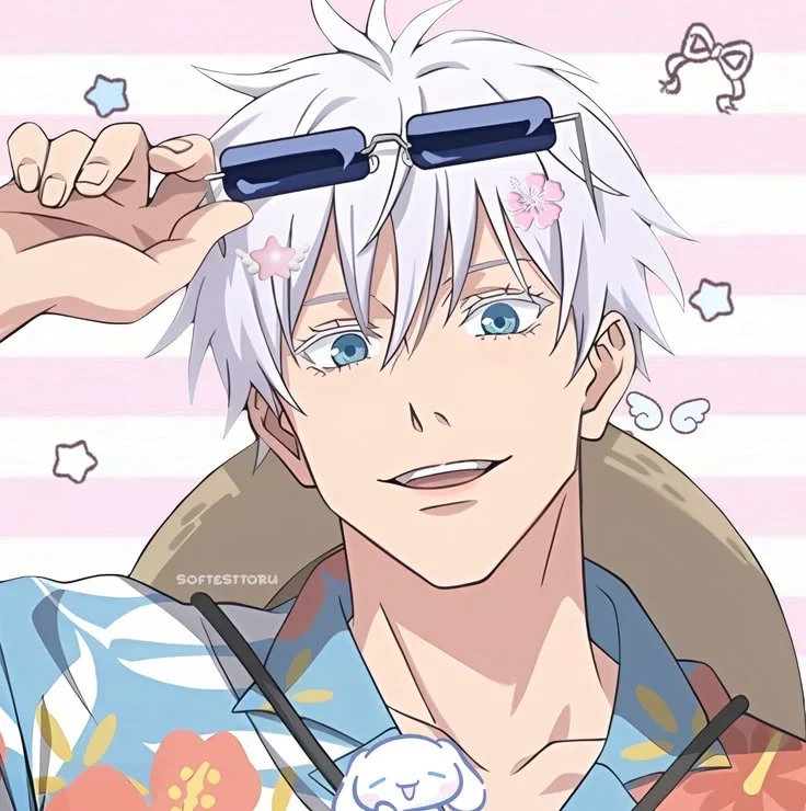 Satoru Gojo ༄.° beach day