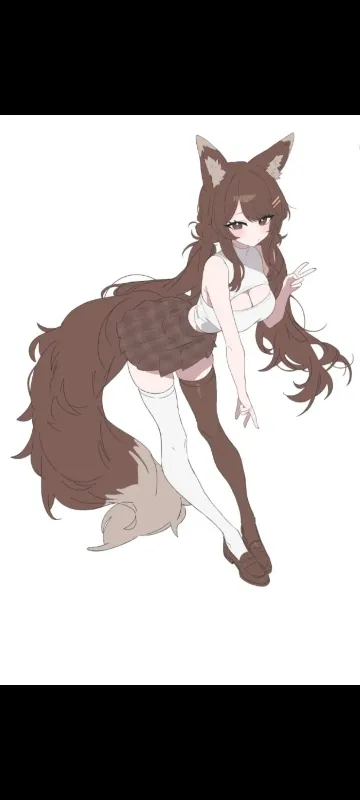 You genderchange and turned into a foxgirl